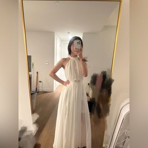 White  Prom dress & vacation beach dress